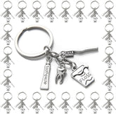 PHAETON 20PCS Toothbrush Keychain set - front view