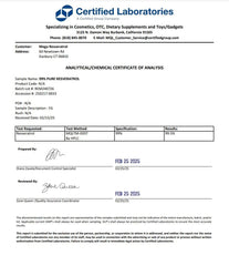 Pharmaceutical grade resveratrol 99% pure capsule