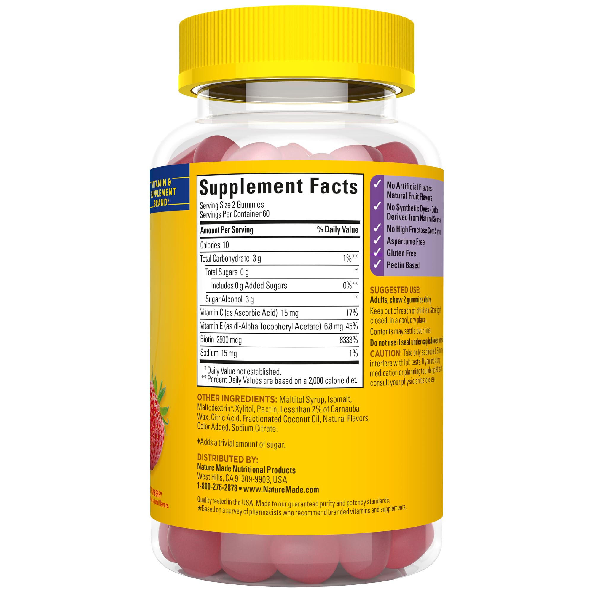 Nature Made pharmacist-recommended vitamin and supplement brand badge Nature Made pharmacist-recommended vitamin and supplement brand badge