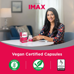 Supplement facts panel showing 150 mg iron, 250 mg vitamin C, 1000 mcg vitamin B12