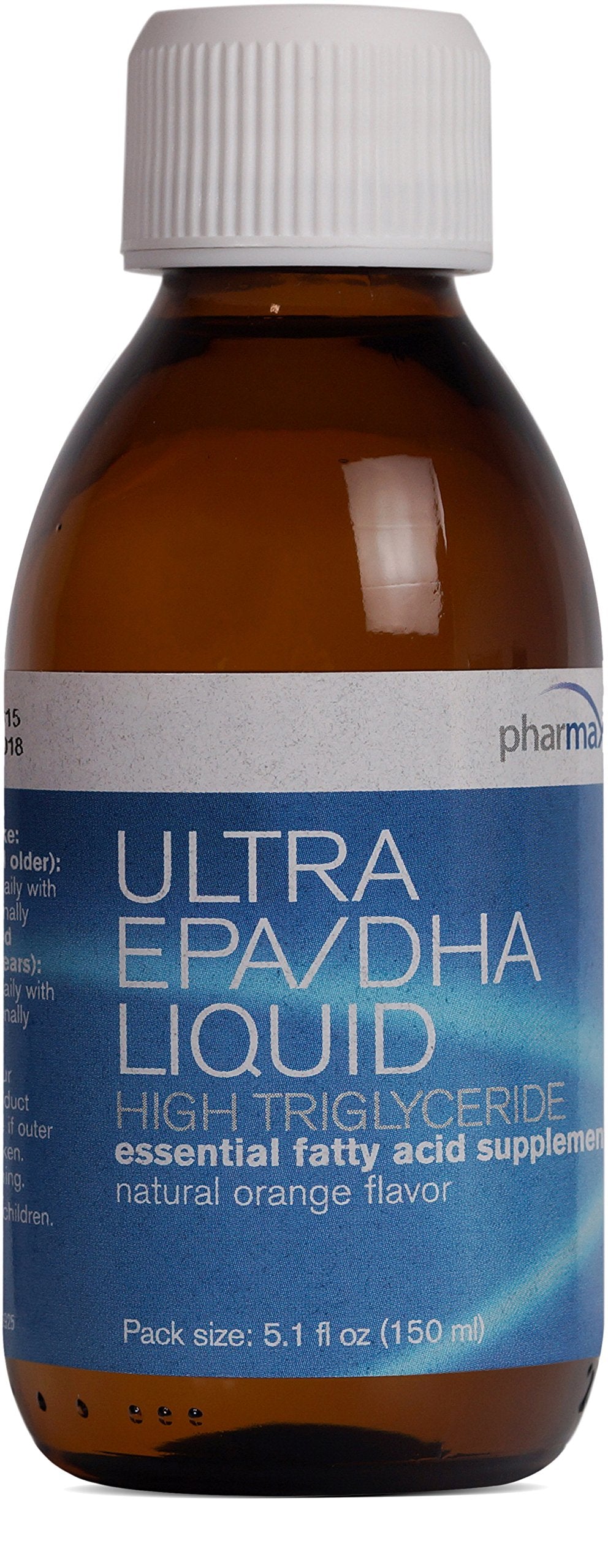 Pharmax Ultra EPA/DHA Liquid bottle – front view
