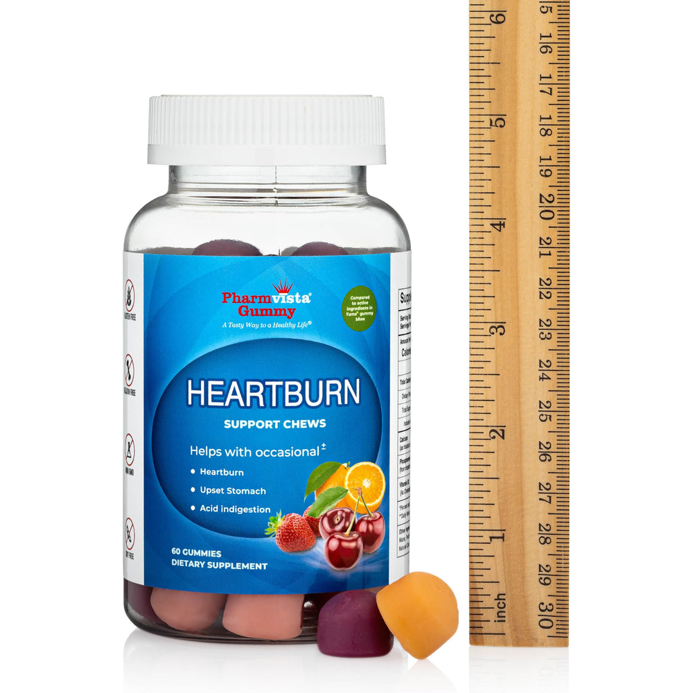 Pharmvista Heartburn Gummy Bites Orange flavor
