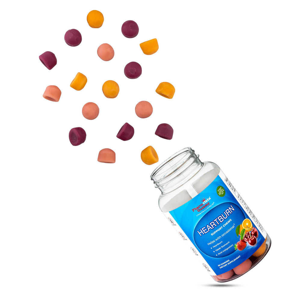 Gummy bites labeled digestive support supplement
