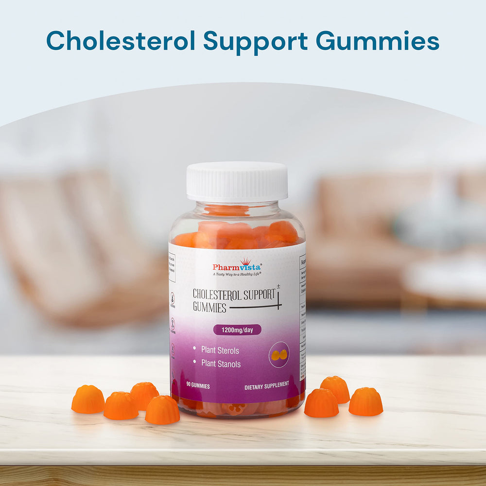 Gluten-free, allergen-free, gelatin-free plant sterol gummies