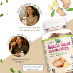 Made in USA in a certified organic facility label