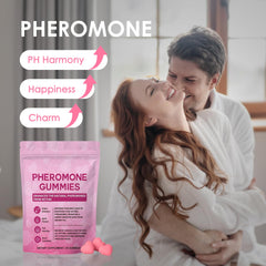 Bottle of Pheromone Gummies for Women with 60 gummies