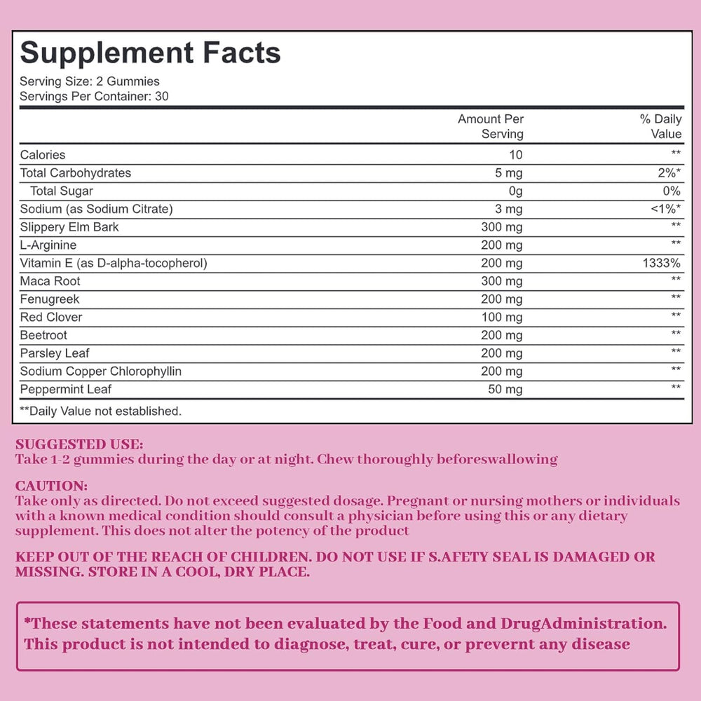 Vegan, non-GMO, gluten-free labeling for 60-count packaging