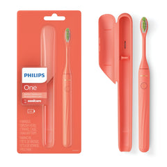 Philips One by Sonicare HY1100/01 Miami Coral toothbrush front view