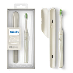 Front view of Philips One by Sonicare Rechargeable Toothbrush Snow HY1200/27
