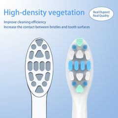 Premium DuPont bristles with end-rounded tips