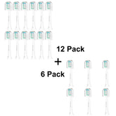 Densuuclin 18-pack replacement heads compatible with Philips Sonicare models C1, C2, C3 and more