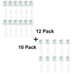 22-pack Philips Sonicare replacement heads compatible with multiple Sonicare models