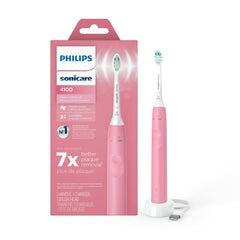 Deep pink Philips Sonicare 4100 handle