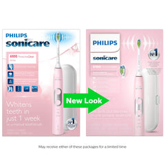 Gum Care mode on Pink ProtectiveClean 6100 with gentle brushing
