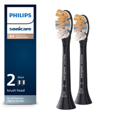 Philips Sonicare A3 All-in-One 2-pack black brush heads