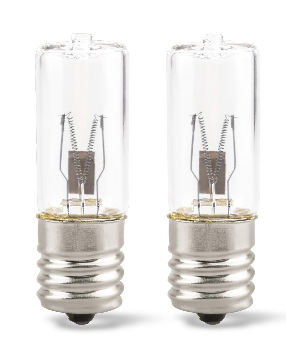 Two replacement bulbs for Philips Sonicare HX6150 HX6160/D HX7990 charger - front view