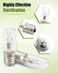 Glass tungsten filament bulb for durable lighting