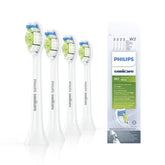 DiamondClean brush heads 4-pack with diamond-shaped bristles