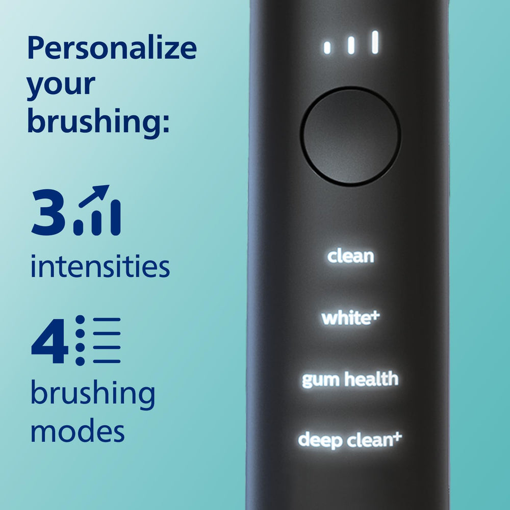 Philips Sonicare app connected to DiamondClean Smart 9300 on screen