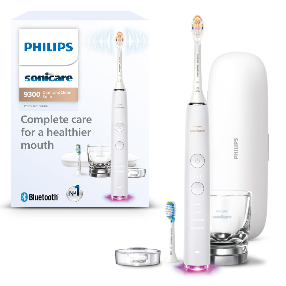 DiamondClean Smart 9300 brush heads included