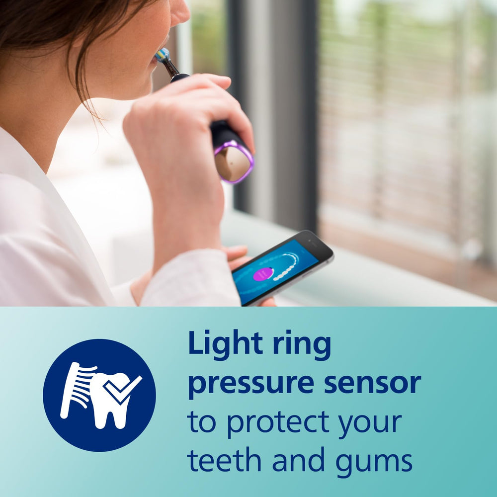 Brush head detection and BrushSync indicators on DiamondClean Smart 9300