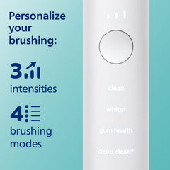 Light ring indicates excessive pressure during brushing