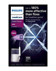 Close-up of the quad-stream nozzle on Philips Sonicare Power Flosser 3000
