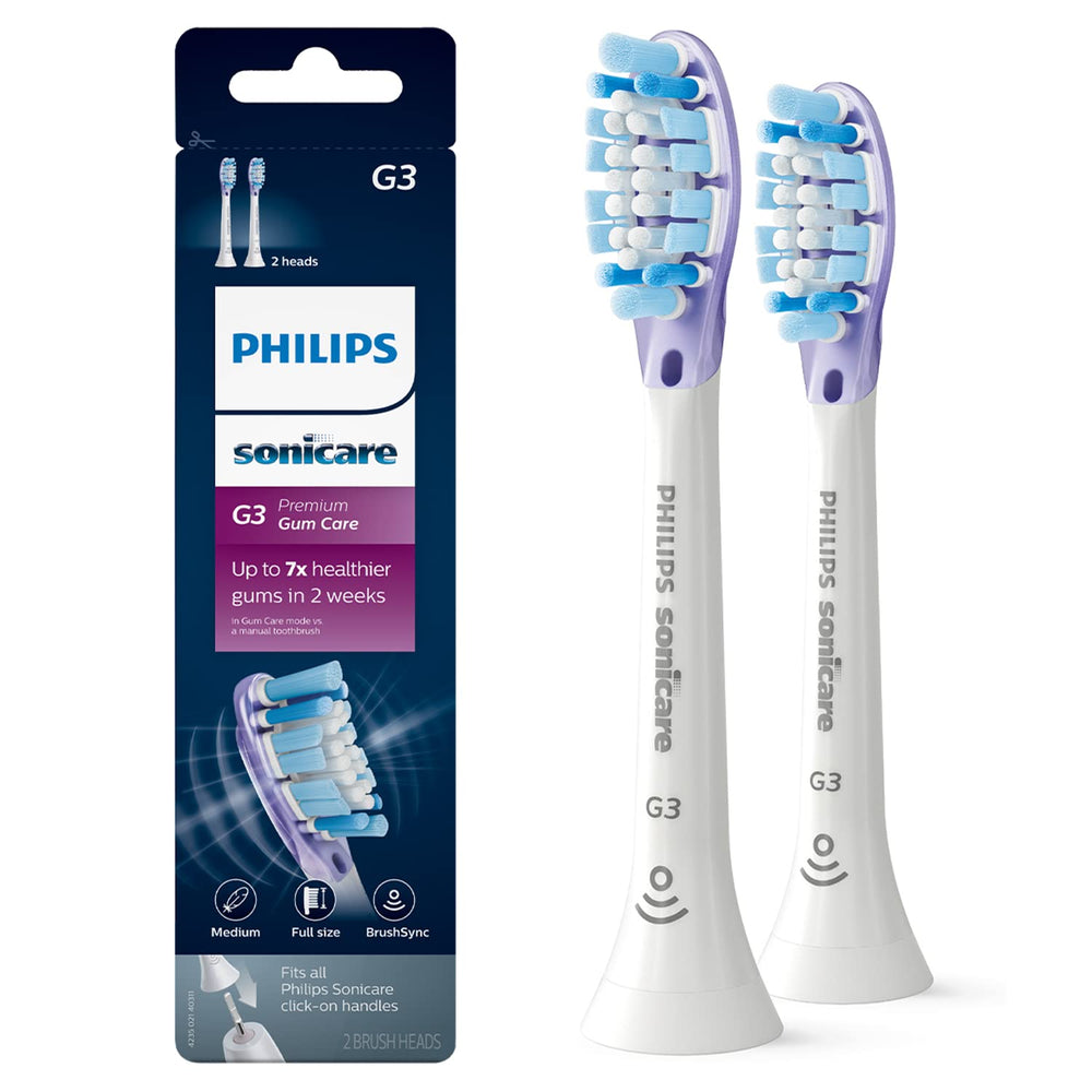 Philips Sonicare Premium Gum Care 2-Pack White brush heads HX9052/17