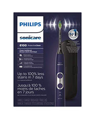 Deep Purple handle design of Philips Sonicare ProtectiveClean 6100