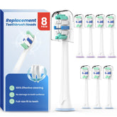 8-pack Philips Sonicare replacement heads with soft bristles