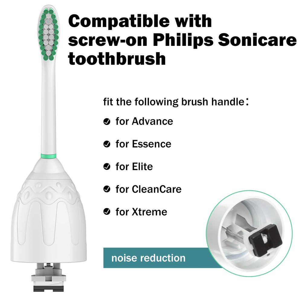 Philips Sonicare replacement brush heads – E-Series – medium soft – side view