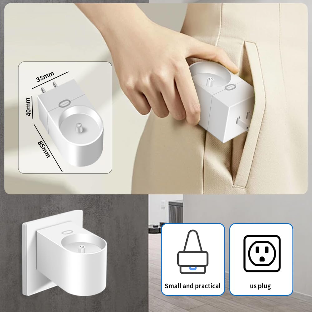 Travel-friendly charger with extended cable for desktop or countertop use