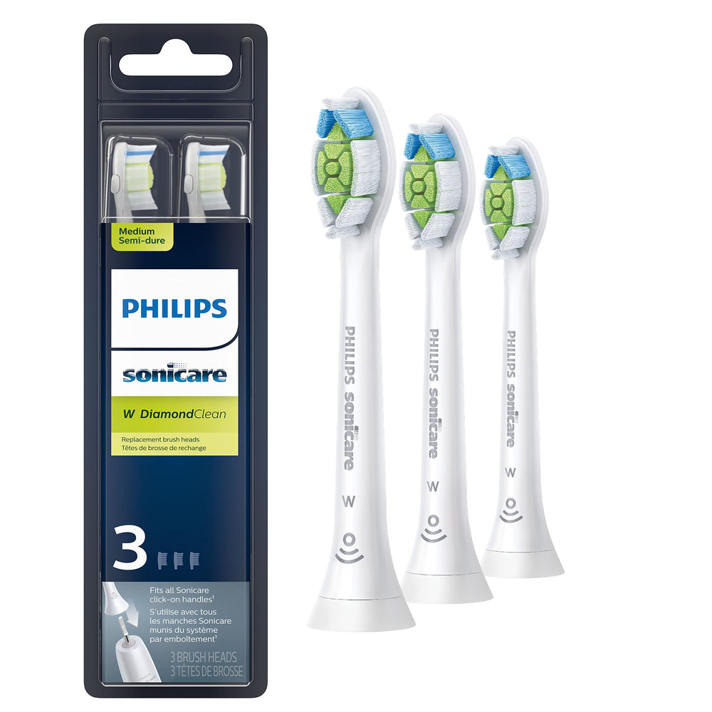W DiamondClean 3-pack replacement heads in white