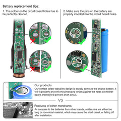 Battery installation guide for Philips electric toothbrush