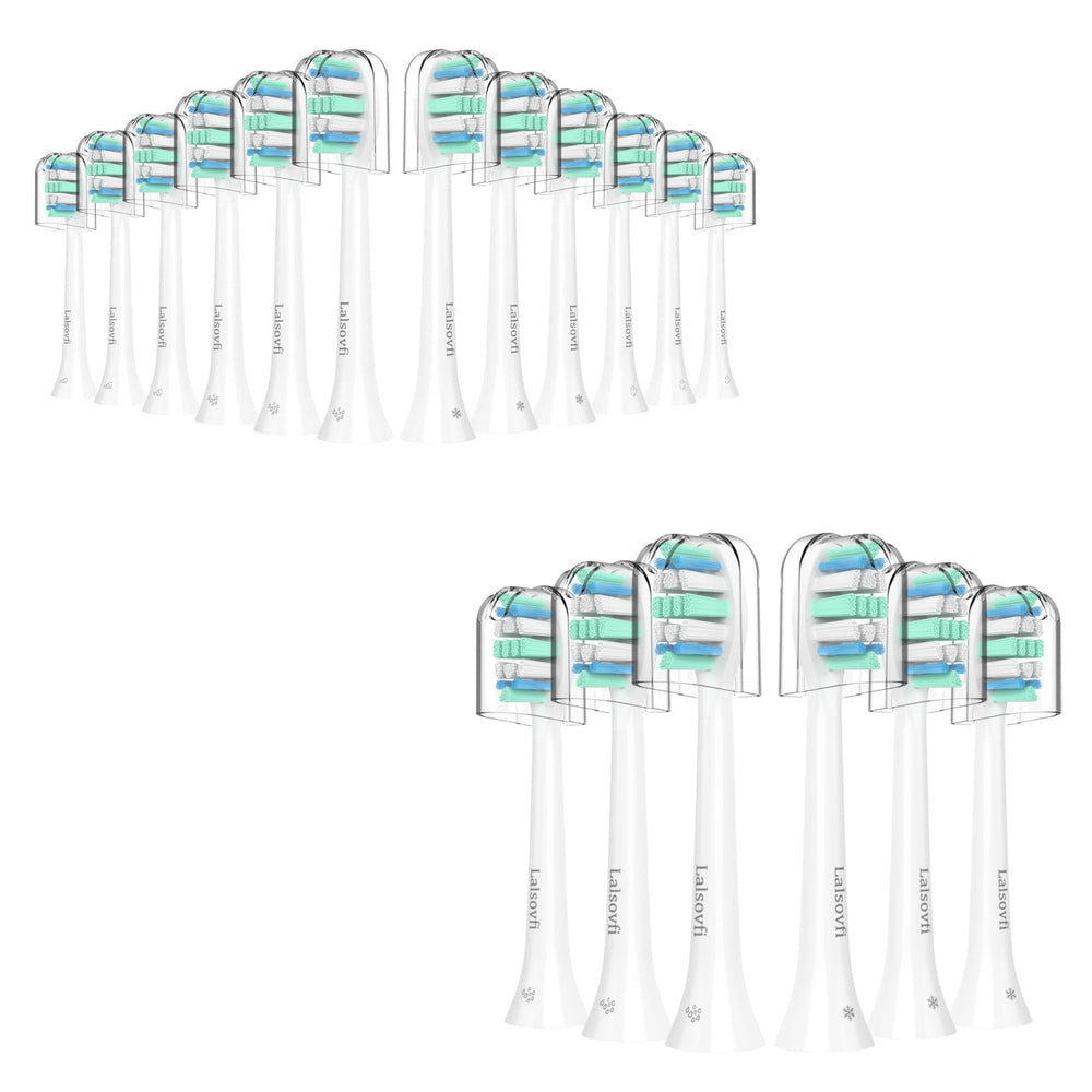 Front view of 18-piece Philips Sonicare replacement heads pack