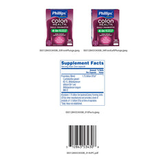 Stacked six-pack of Phillips' Colon Health probiotic bottles