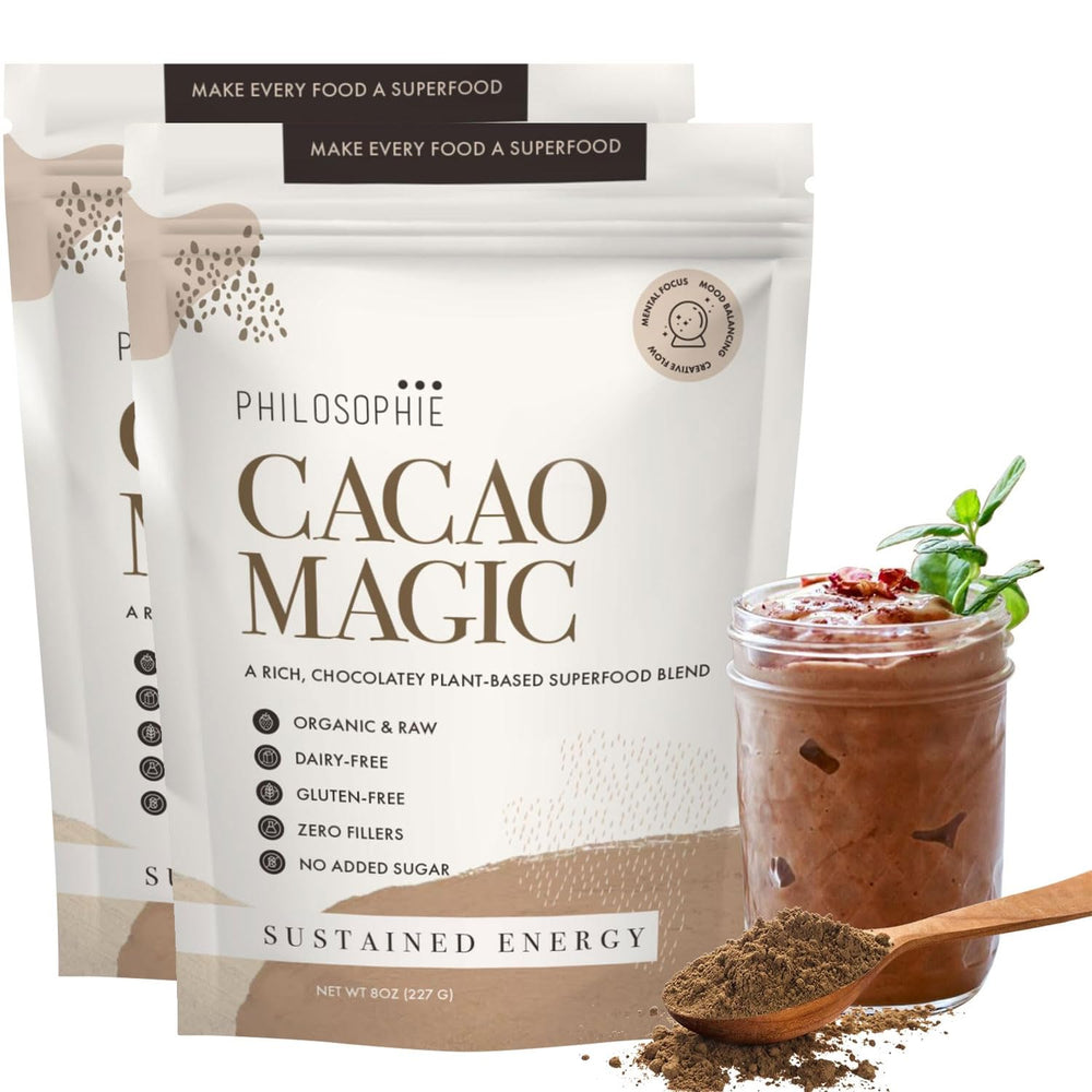 Philosophie Cacao Magic Superfood Blend packaging front view
