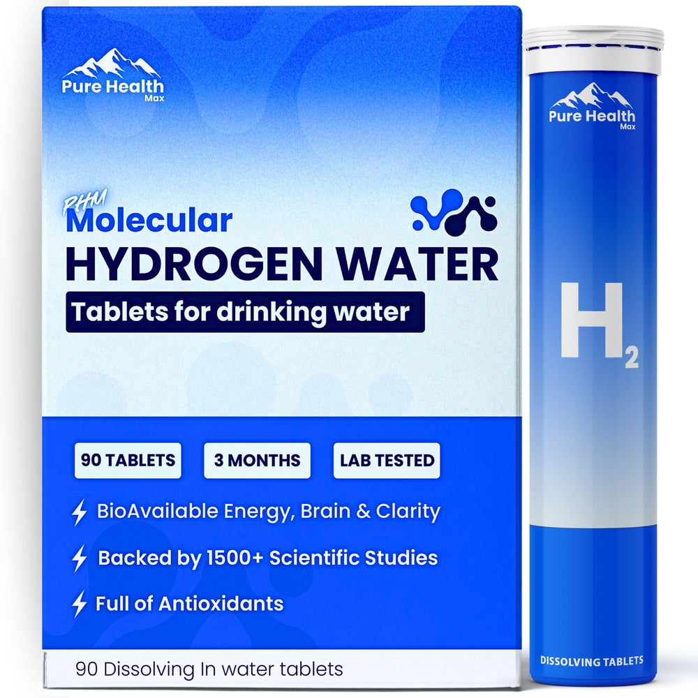 PHM Hydrogen Water Tablets bottle and packaging