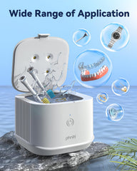 One-button control on the Phniti ultrasonic cleaner