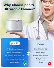Phniti Ultrasonic Cleaner branding or packaging image
