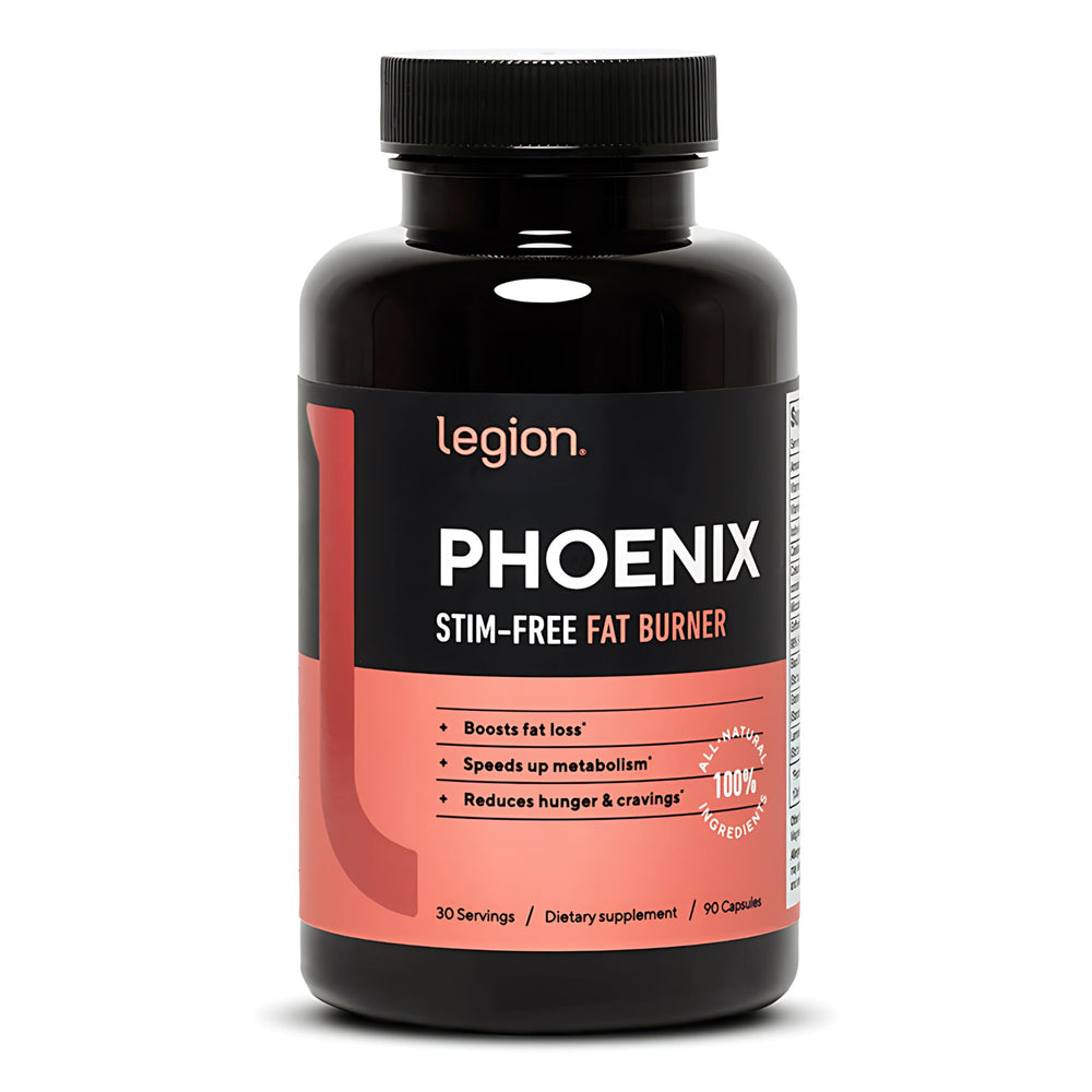 Legion Phoenix Thermogenic Fat Burner bottle with label