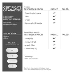 Double Wood phosphatidylcholine packaging and bottle