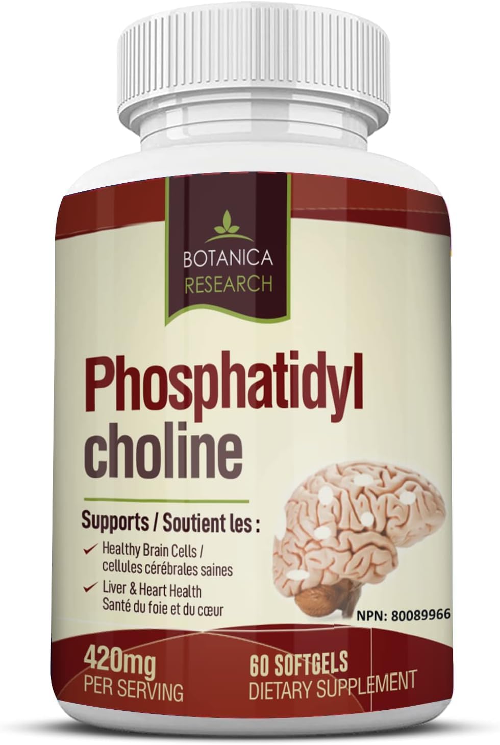 Botanica Research PhosphatidylCholine Complex bottle