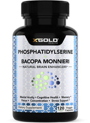 Phosphatidylserine & Bacopa Monnieri 800 mg bottle label