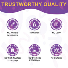 Ingredients panel for phosphatidylserine gummies