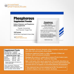 Made in USA phosphorus supplement packaging