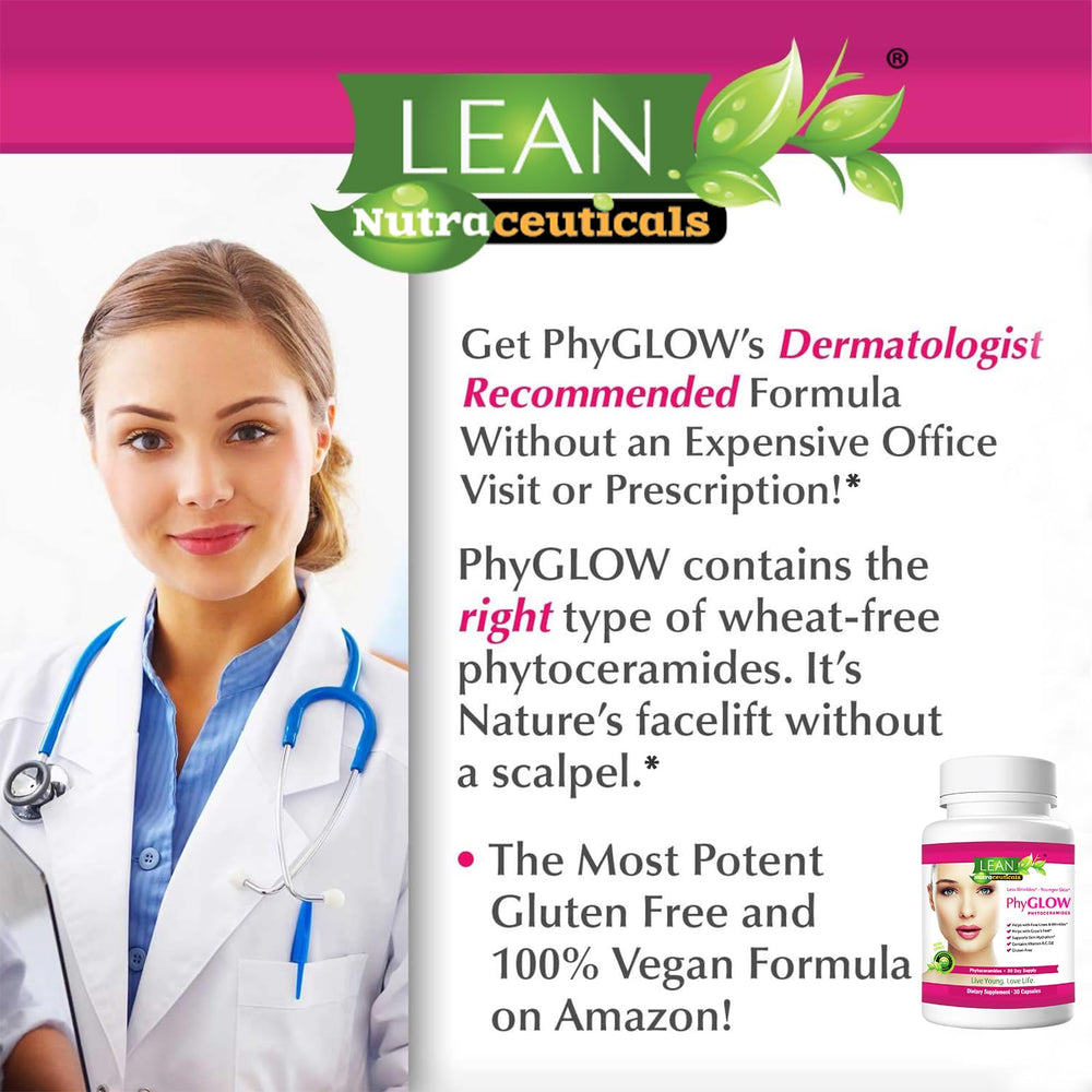 PhyGlow phytoceramides capsules close-up (alternate angle)