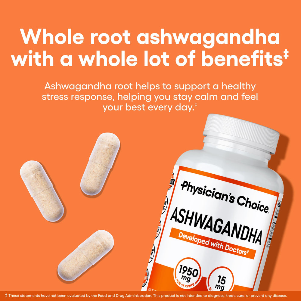 Close-up of organic ashwagandha root powder with black pepper extract