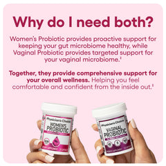Women's probiotic bottle from the bundle