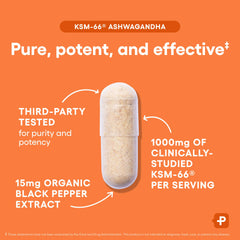Bottle showing 60 vegan capsules